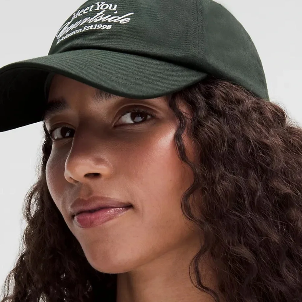 Lululemon Classic Unisex Ball Cap Tennis Club Sz S\M Rainforest GRN & White NWT